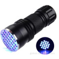 China Aluminum Alloy 21 LED 395nm UV LED Flashlight Emergency Outdoor Torch For Money Detector Supplier